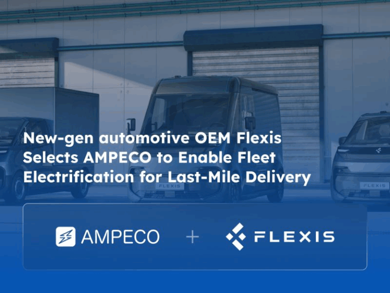 Flexis selects AMPECO for depot charging in multi-OEM logistics electrification venture
