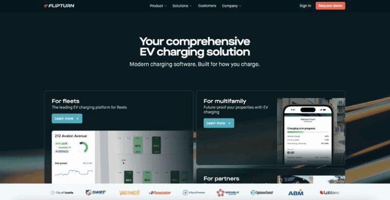 flipturn rolls out new website to showcase a broader ev charging platform