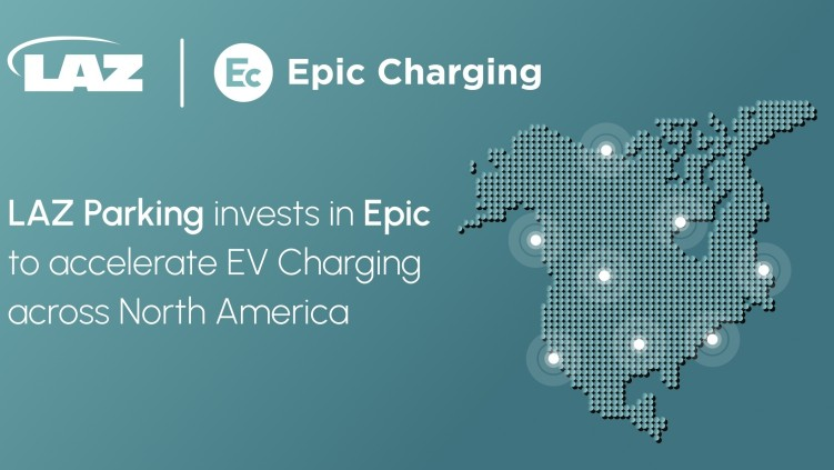 epic charging and laz parking team up to deploy up to 50,000 level 2 ports